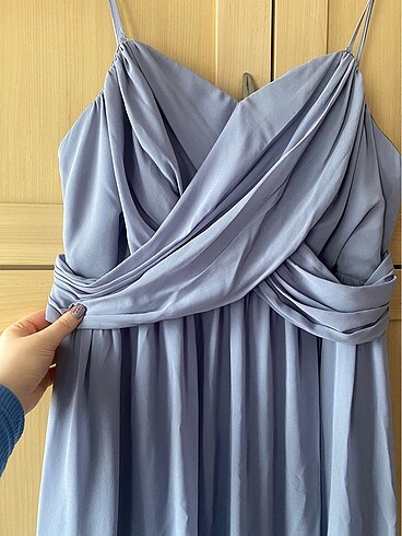44 Beden H&M Uzun Askılı Maxi Elbise