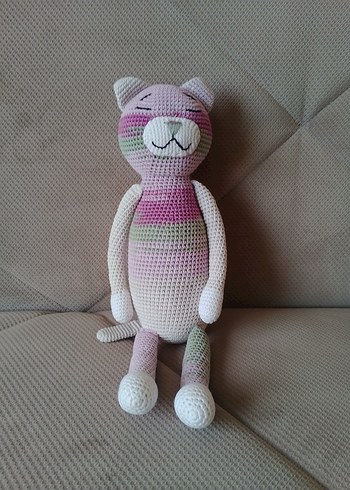 amigurumi kedi uyku arkadaşı