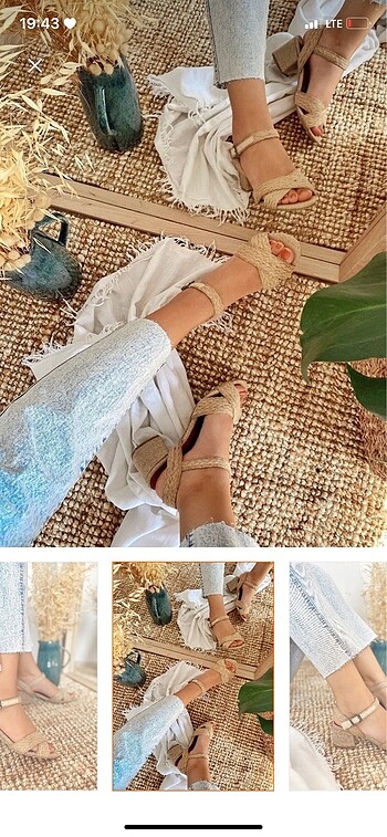 Trendyol & Milla Hasır sandalet