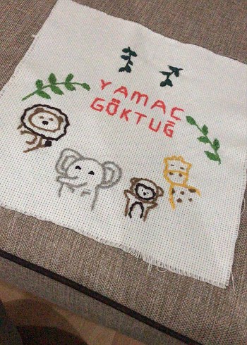 Nakışlı Pamuklu Aksesuarı - Görsel 2