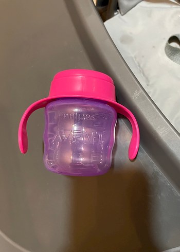 Pembe Philips Avent kulplu bebek suluk - Görsel 2
