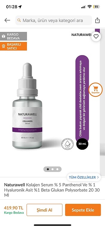 Naturawell Collagen serum