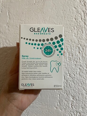 Gleaves ağız kokusu spreyi
