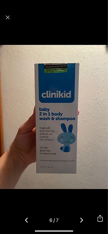 Beden Clinikid organik şampuan & duş jeli