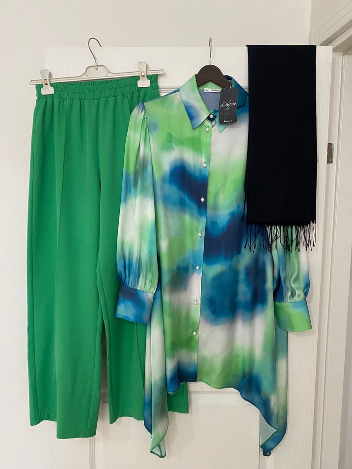 Tesettür ikili takım çok şık - Görsel 4