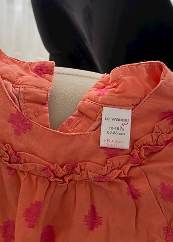 Kız Çocuk Pembe Bohem Kısa Kollu Elbise - Görsel 2