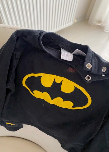 Siyah Batman Baskılı Bebek Takımı - Görsel 2