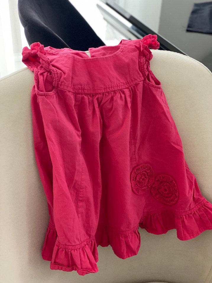 Gri Örgü Hırkalı Kız Elbisesi - Görsel 3