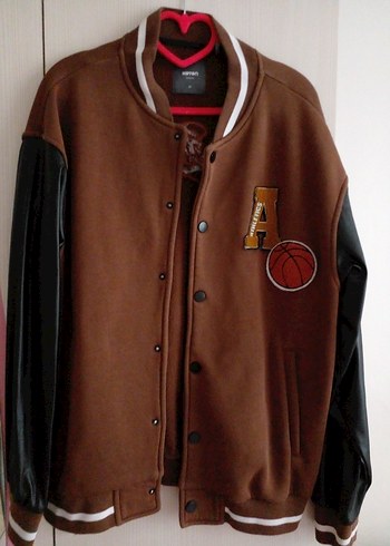 Düğmeli Kahverengi Deri erkek ceket - Görsel 4