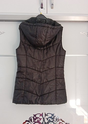 U.S Polo Assn. Siyah Fermuarlı Kadın Spor Yelek