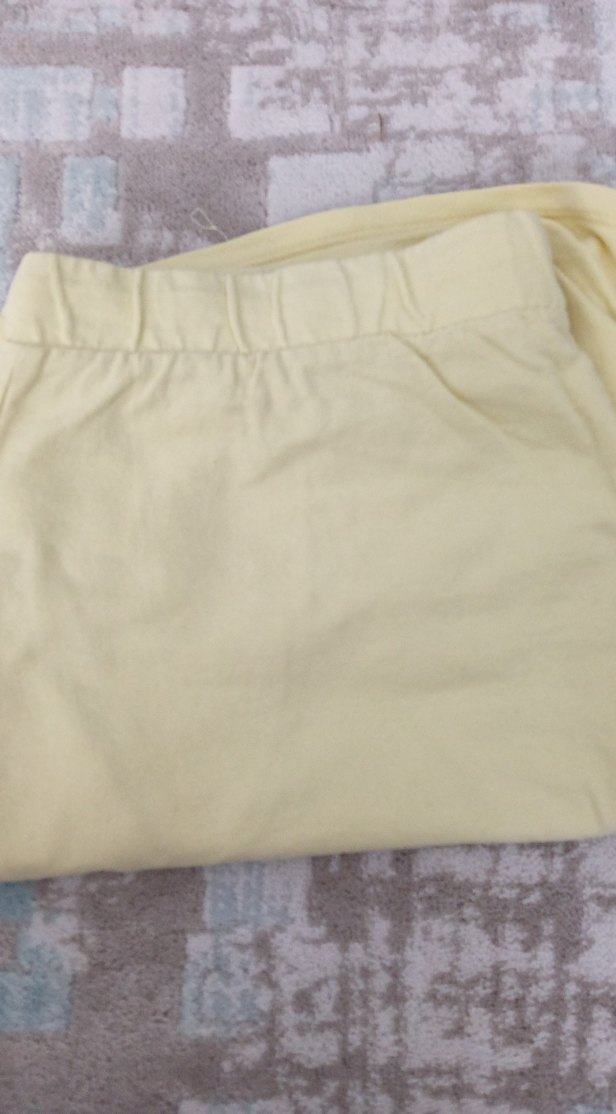 Bej erkek Keten Bermuda Şort - Görsel 4