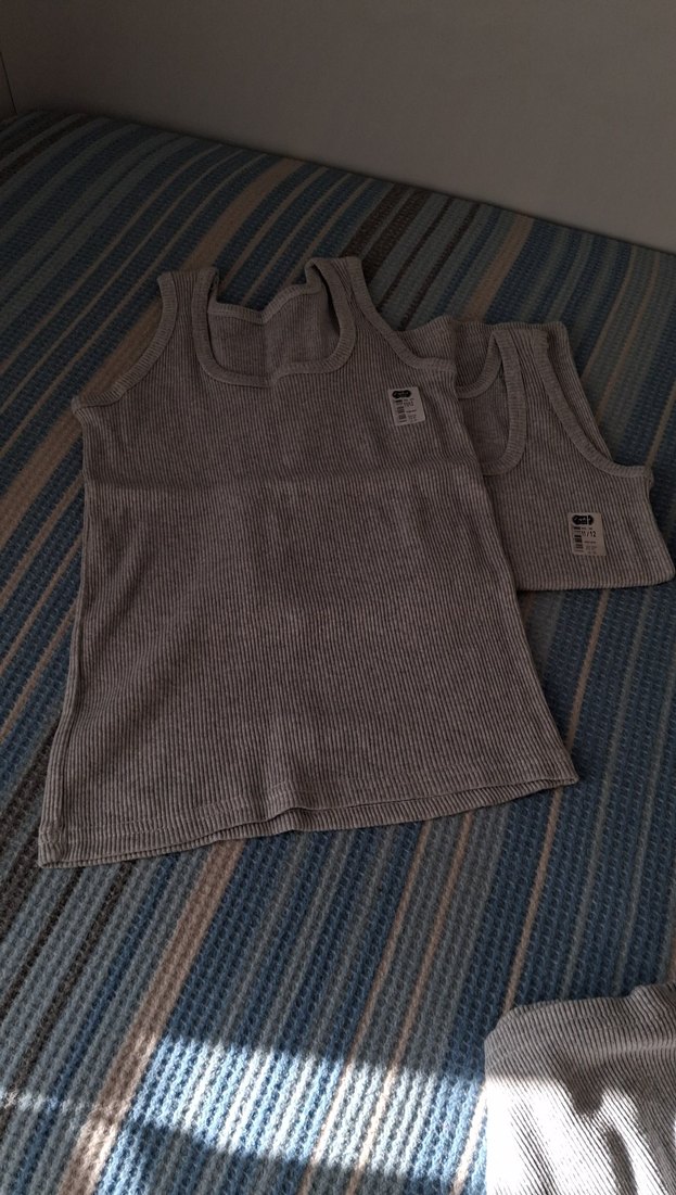 Gri Çocuk Atlet 2'li Paket - Görsel 2