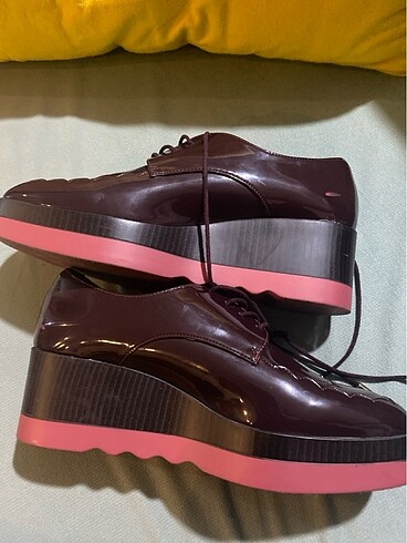 40 Beden bordo Renk Zara tarz ayakkabı