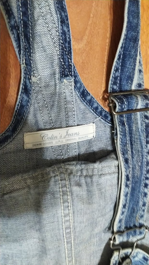 Ayarlanabilir Askılı Kot Tulum - Görsel 3