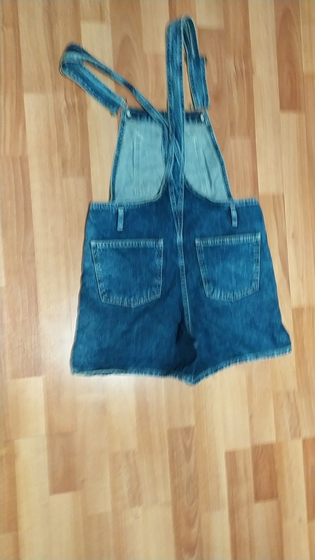 Ayarlanabilir Askılı Kot Tulum - Görsel 4