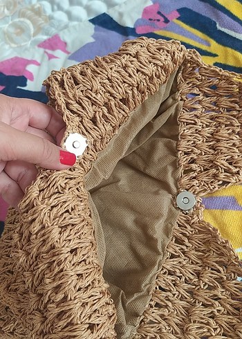 Oysho Bohem Örgü Kadın Çanta