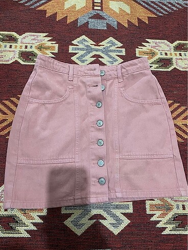 coquette pembe kısa etek