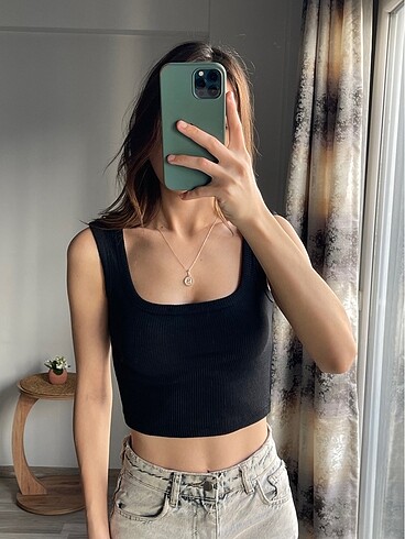 Diğer askılı crop üst