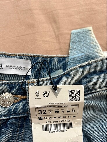 xs Beden Zara jean