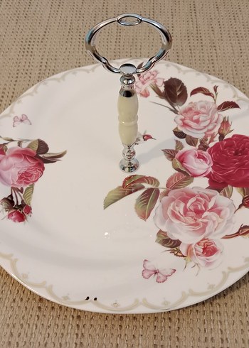 Rose Garden Vintage Katlı Servis Tabağı