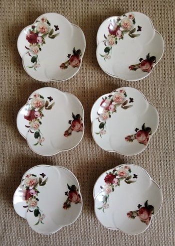 Rose Garden 6'lı Çay Tabağı