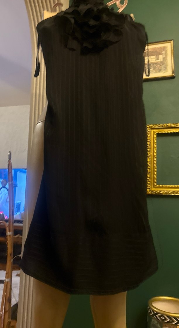 Volanlı Siyah Uzun Hamile Eteği - Görsel 4