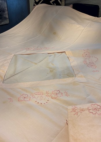 Nakışlı Pembe  göbekli nevresim - Görsel 11