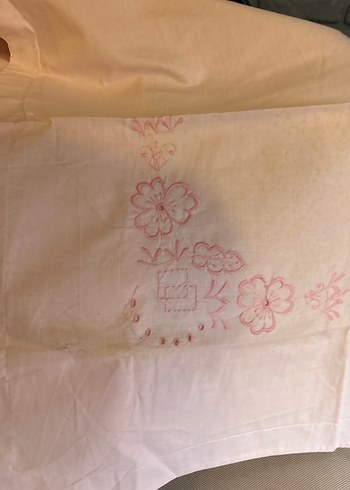 Nakışlı Pembe  göbekli nevresim - Görsel 2