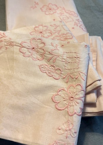 Nakışlı Pembe  göbekli nevresim - Görsel 17