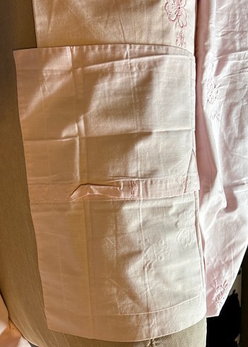 Nakışlı Pembe  göbekli nevresim - Görsel 8