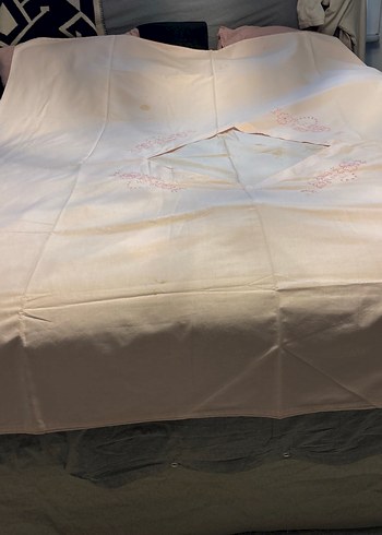 Nakışlı Pembe  göbekli nevresim - Görsel 12