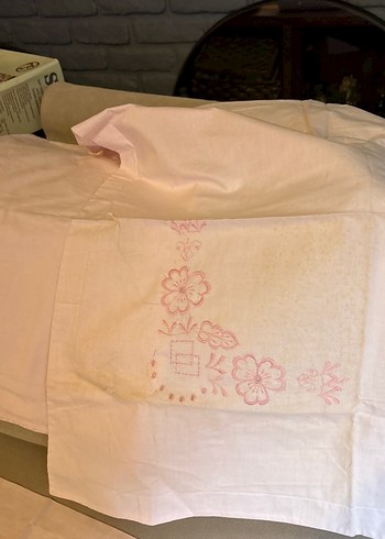 Nakışlı Pembe  göbekli nevresim - Görsel 4