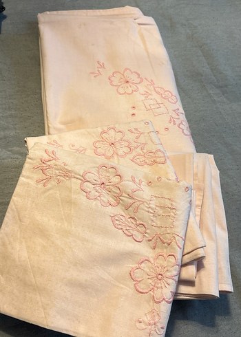 Nakışlı Pembe  göbekli nevresim - Görsel 16