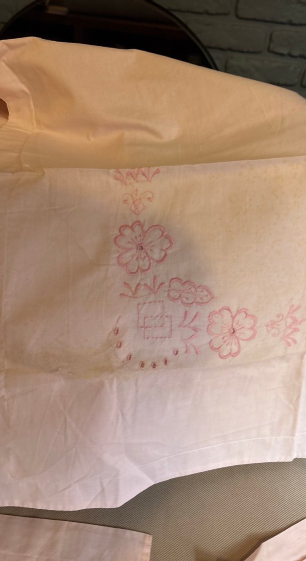 Nakışlı Pembe  göbekli nevresim - Görsel 2