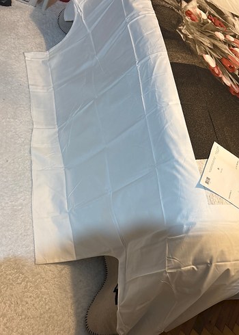 Baskılı Beyaz Çift Desenli  yorgan ve  yastık kılıf - Görsel 7