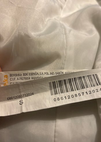 Kırık beyaz Kemerli Kadın Ceket - Görsel 9