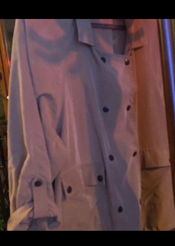 Bej Midi Kadın   trench mont - Görsel 5