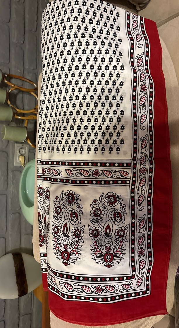 Bordo Bohem Kadın Şal - Görsel 5