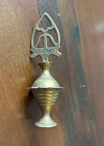 Koyu Bej Metal Figürin - Görsel 7