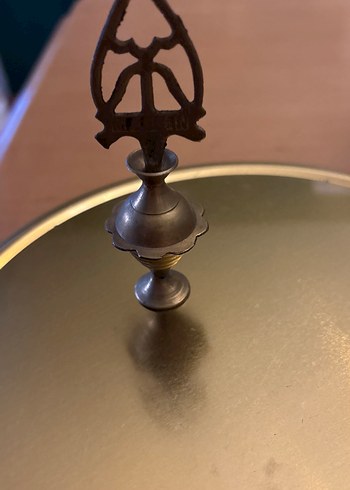 Koyu Bej Metal Figürin - Görsel 3