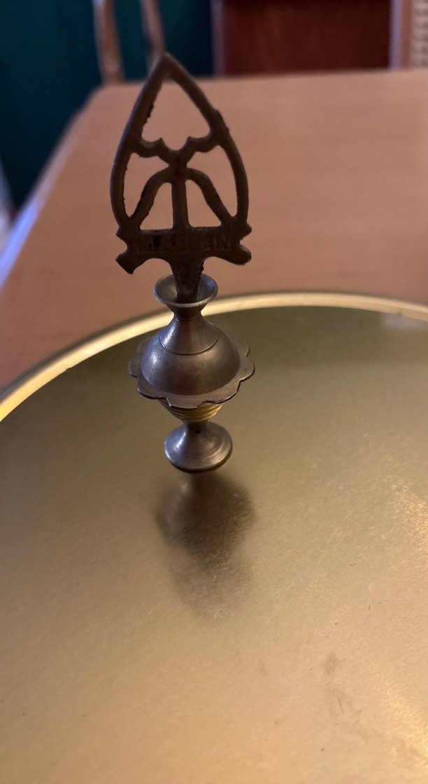 Koyu Bej Metal Figürin - Görsel 3