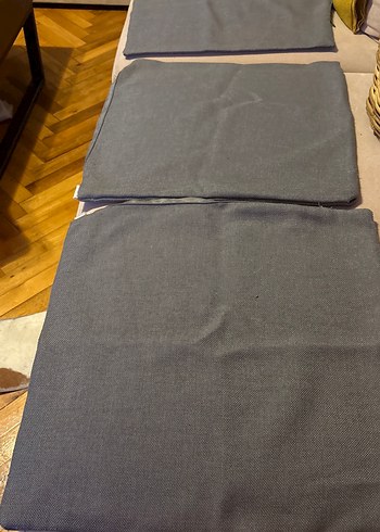 Gri Düz  kırlent Kılıfı - Görsel 4