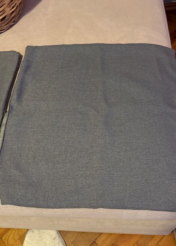 Gri Düz  kırlent Kılıfı - Görsel 3