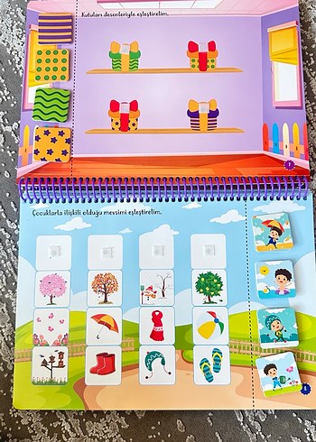 Yükselen Zeka 2-4 yaş cırt cırtlı etkinlik kitabı - Görsel 5