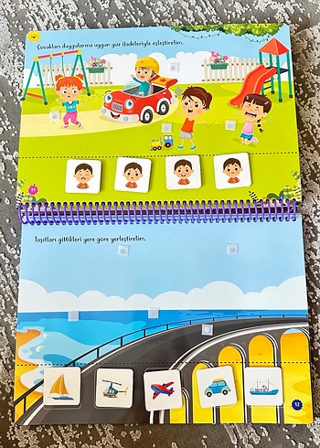 Yükselen Zeka 2-4 yaş cırt cırtlı etkinlik kitabı - Görsel 7