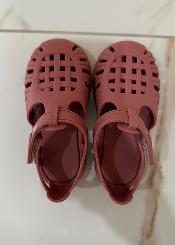 Kız Çocuk Pembe Tokalı Sandalet - Görsel 2