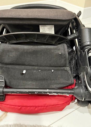 Hamilton R1 Bebek Arabası Siyah Kırmızı - Görsel 19