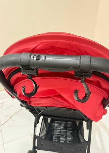 Hamilton R1 Bebek Arabası Siyah Kırmızı - Görsel 18