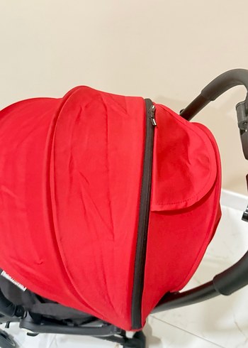 Hamilton R1 Bebek Arabası Siyah Kırmızı - Görsel 5