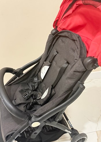 Hamilton R1 Bebek Arabası Siyah Kırmızı - Görsel 7